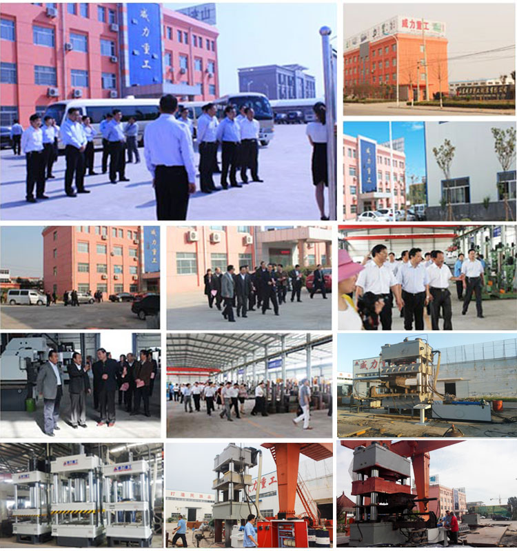 液壓機廠家市委領導視察工作