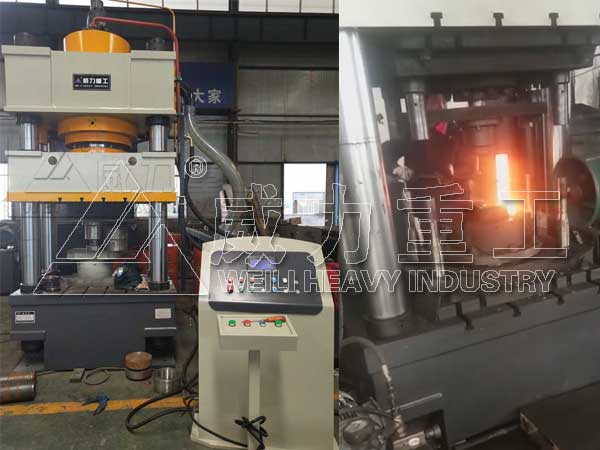 800噸礦用鑿巖釬具鍛造液壓機設(shè)備