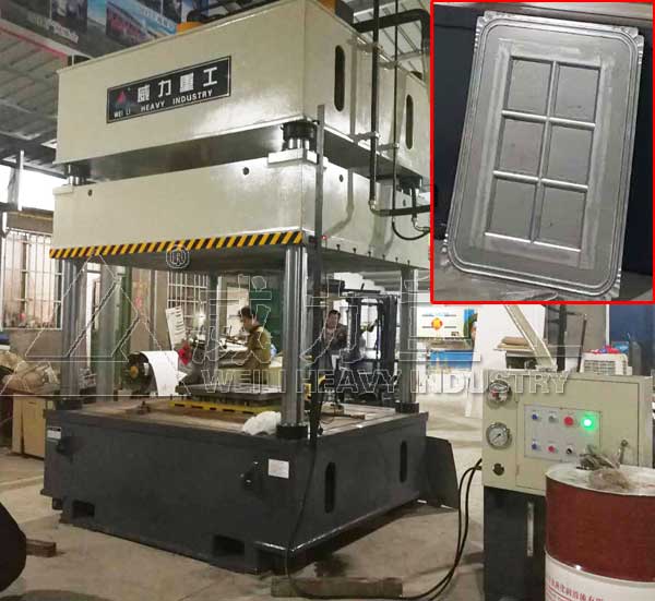 不銹鋼板材拉伸機-200T不銹鋼櫥柜門板拉伸液壓機