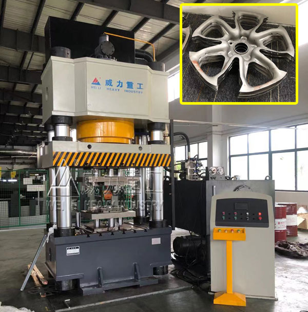 800噸汽車配件沖壓液壓機_800T伺服四柱液壓機