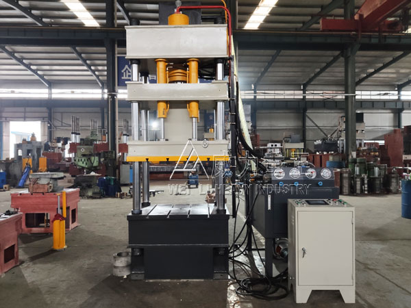 雙缸100噸四柱液壓機_100t汽車零部件拉伸液壓機