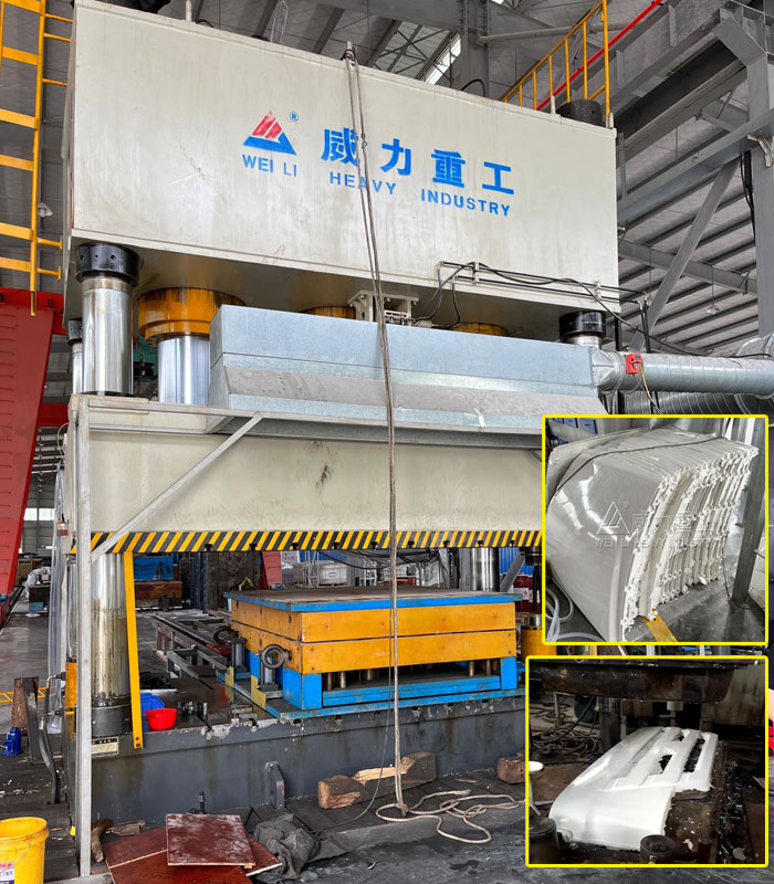 2000噸四柱模壓液壓機(jī)(SMC汽車保險杠、導(dǎo)流罩)